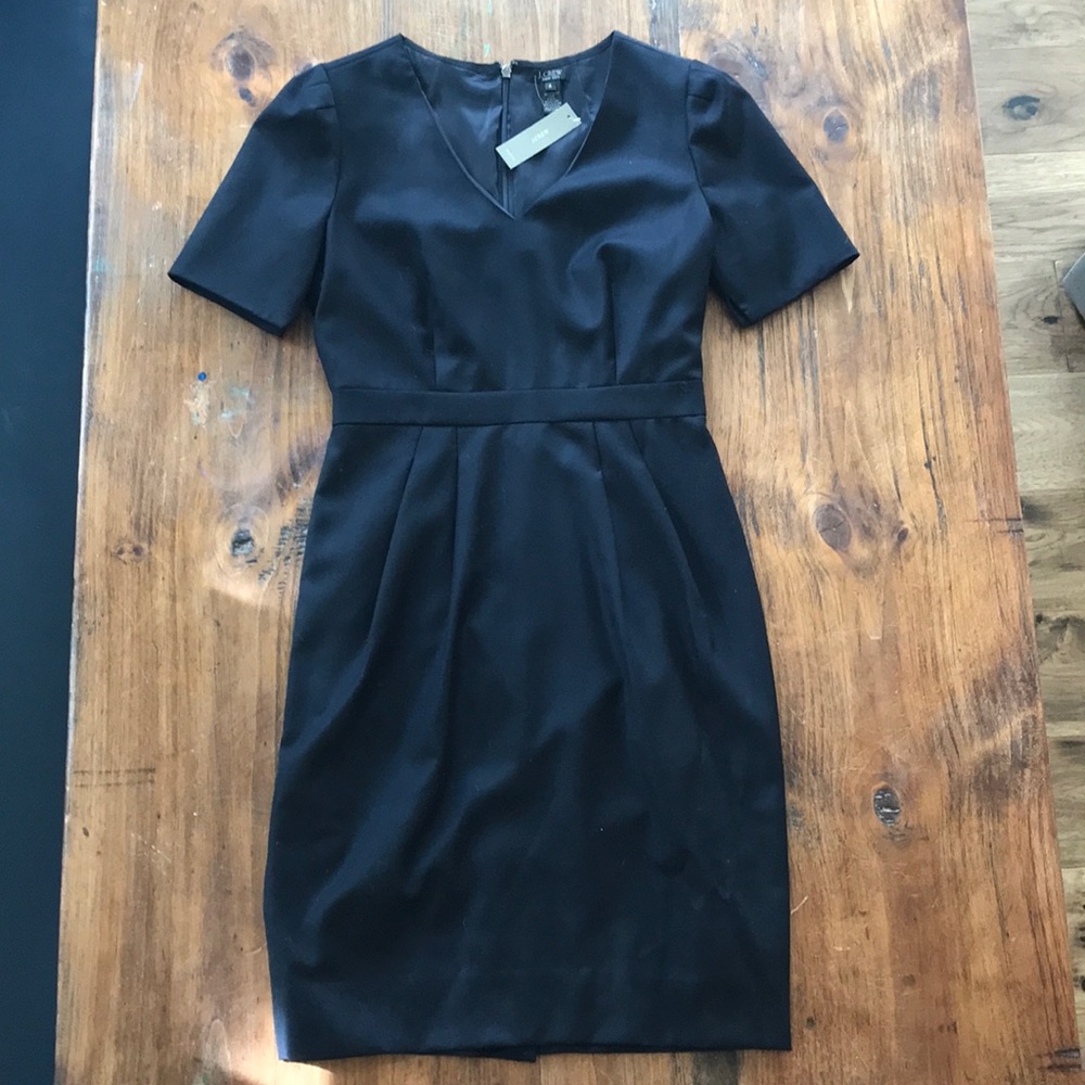 JCrew wool lined dress